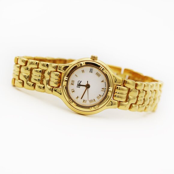 ESQ Swiss Gold Plated Date Watch